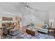 Bright living room with an open layout, hardwood floors, and comfortable seating at 774 Chapel Pines W Dr, Indianapolis, IN 46234