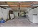 Spacious garage with ample room for parking and storage at 9170 W Old Nashville Rd, Columbus, IN 47201