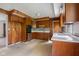 Kitchen featuring wood cabinets, and a kitchen sink at 9170 W Old Nashville Rd, Columbus, IN 47201