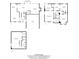 Detailed floor plan showcasing the layout of the home's three floors and key dimensions at 9915 Wellsford Cir, Indianapolis, IN 46236