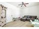 Versatile room featuring neutral walls, ceiling fan, and ample space for toys and seating at 1050 Windsor Estates Ct, Westfield, IN 46074