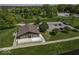 An overhead view of a park with a large building and parking lot at 1119 Albemarle Cir, Noblesville, IN 46062