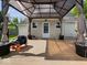 Inviting outdoor patio, perfect for entertaining or relaxing at 116 E Railroad St, Fountaintown, IN 46130