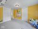 Spacious bedroom boasts ample storage with closet at 116 E Railroad St, Fountaintown, IN 46130