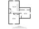 Upstairs floor plan shows bedroom locations at 116 E Railroad St, Fountaintown, IN 46130