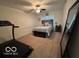 Spacious bedroom with carpet flooring, natural light, ceiling fan and walk-in closet at 1287 Northcraft Ct, Franklin, IN 46131