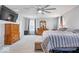 Large bedroom with neutral walls, a spacious closet, carpet floors and ample natural light at 13410 Mancroft Dr, Fishers, IN 46037