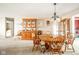 Traditional dining room with wood table, chairs and china cabinet at 143 Asbury Dr # 86A, Anderson, IN 46013