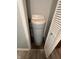 Compact storage space with water softener, tucked away with easy access at 1605 S Whittier Pl, Indianapolis, IN 46203