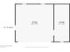 Detailed floor plan of the detached garage at 1709 E Loretta Dr, Indianapolis, IN 46227