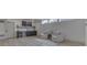 Finished basement with a bar, seating area, and good natural light from egress windows at 17346 Newton Main St, Westfield, IN 46074