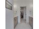 Bathroom with double vanity, decorative mirror and stylish lighting at 17346 Newton Main St, Westfield, IN 46074