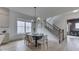 Cozy dining area with stairs nearby at 17346 Newton Main St, Westfield, IN 46074