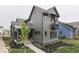 Craftsman style exterior with modern color palette and landscaping at 17346 Newton Main St, Westfield, IN 46074