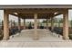 Relaxing gazebo with benches for resting, providing a shady spot with views of the playground at 17346 Newton Main St, Westfield, IN 46074