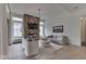 Cozy living room features a modern fireplace, tv, and lots of natural light at 17346 Newton Main St, Westfield, IN 46074