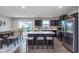 Modern kitchen features sleek cabinetry, stainless steel appliances, and a center island perfect for meal preparation at 17949 Scout Ln, Westfield, IN 46074