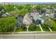 Beautiful aerial view of a tree-lined neighborhood showcasing a well-maintained home with lush landscaping at 2016 Central Ave, Indianapolis, IN 46202