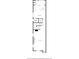 First floor layout showcasing a kitchen, dining area, bath, laundry, living room, hall, and foyer at 2016 Central Ave, Indianapolis, IN 46202