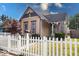 Charming two-story home with a picket fence and mature landscaping, offering curb appeal at 2154 Barth Ave, Indianapolis, IN 46203