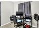 Functional bedroom featuring a computer desk, chair, and window, creating a comfortable and productive space at 2726 Dawson St, Indianapolis, IN 46203