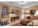 Cozy living room featuring neutral walls, complementary seating, and decorative accents at 3602 Bay Rd S Dr, Indianapolis, IN 46240