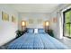 Serene bedroom with a comfortable bed, modern nightstands, and stylish wall art at 4505 Stratford Dr, Anderson, IN 46013