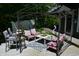 Relaxing back deck with outdoor seating, perfect for entertaining guests and enjoying the tranquil setting at 455 E Main St, Danville, IN 46122