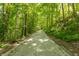 A nature trail with mature trees lining a concrete path perfect for a stroll or bike ride at 455 E Main St, Danville, IN 46122