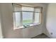 Close-up of a bay window with blinds, providing natural light at 4986 Adkins St, Columbus, IN 47201
