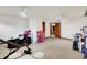 Large basement offering ample room for activities, storage, and customization, providing flexibility and functionality at 5377 Crooked Stick Ct, Greenwood, IN 46142
