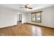 Living room with hardwood floors, and natural light from a window at 5855 S 25 W, Lebanon, IN 46052