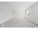 Spacious bedroom with neutral carpet, one window with natural light, and white walls at 5893 Crosscut Ln, Noblesville, IN 46062
