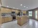 Spacious kitchen with a large island and stainless steel appliances at 6494 N Baltimore Rd, Monrovia, IN 46157