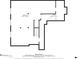 Floor plan of basement with utility area measuring 19'0