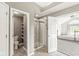 The bathroom features a tiled walk-in shower, and a separate water closet at 6818 Bluffridge Dr, Indianapolis, IN 46278