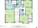 Third floor plan features main bedroom and multiple walk-in closets and bathrooms at 6818 Bluffridge Dr, Indianapolis, IN 46278