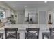 Kitchen with granite counters, stainless steel appliances, and white cabinets at 748 Woodcreek Ct, Greenwood, IN 46142