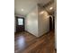 Entryway featuring wood flooring and a decorative front door at 7627 Venetian Way, Indianapolis, IN 46217