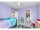 Bright bedroom with large window and a walk-in closet at 830 Black Rock Cir, Lebanon, IN 46052