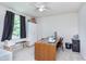 Bedroom featuring a large desk and neutral decor at 830 Black Rock Cir, Lebanon, IN 46052