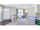 Open concept living room showcasing a light filled space and toys at 830 Black Rock Cir, Lebanon, IN 46052