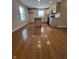Bright kitchen boasts modern appliances and an inviting island at 8306 Hunters Meadow Way, Indianapolis, IN 46259