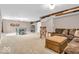 Finished basement offering a spacious recreational area with modern lighting at 9712 Brooks Dr, McCordsville, IN 46055