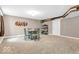 Finished basement with unique wood trim on the ceiling, ideal for a recreational area at 9712 Brooks Dr, McCordsville, IN 46055