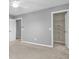 Bedroom featuring soft carpet, neutral wall color, and an attached closet at 9712 Brooks Dr, McCordsville, IN 46055