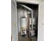 Utility closet with water heater and HVAC unit at 1131 S Pershing Ave, Indianapolis, IN 46221