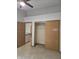 This bedroom has a sliding closet and is adjacent to the landing at 11506 Hidden Bay, Indianapolis, IN 46236