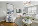 Inviting living room with stylish decor, cozy seating, and a large window for ample sunlight at 13094 Overview Dr # 5D, Fishers, IN 46037