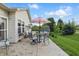 Relax and unwind on the beautiful back patio with outdoor seating and a charming garden view at 1663 Sweetgum Dr, Greenwood, IN 46143